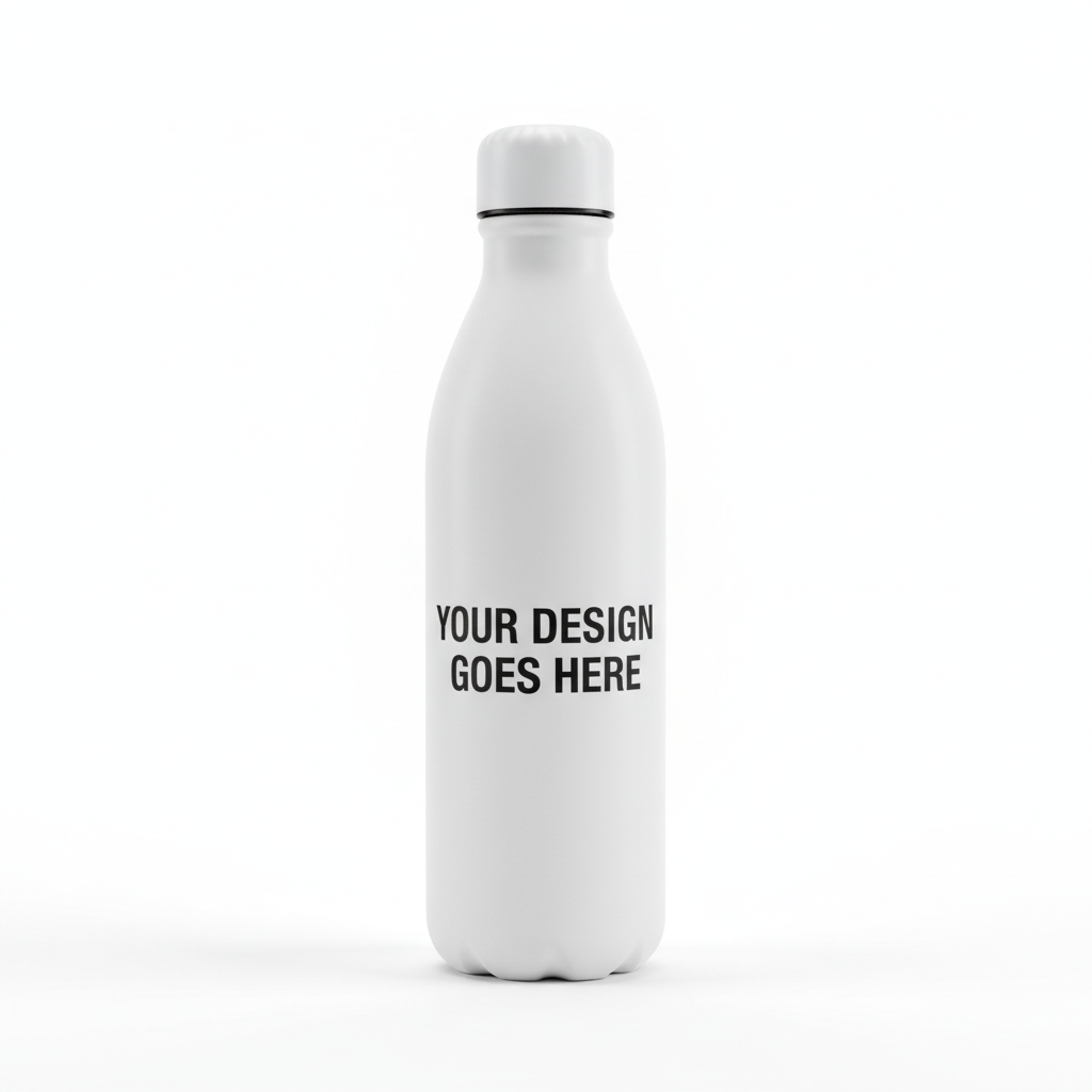 White Bottle with Your Design Goes Here
