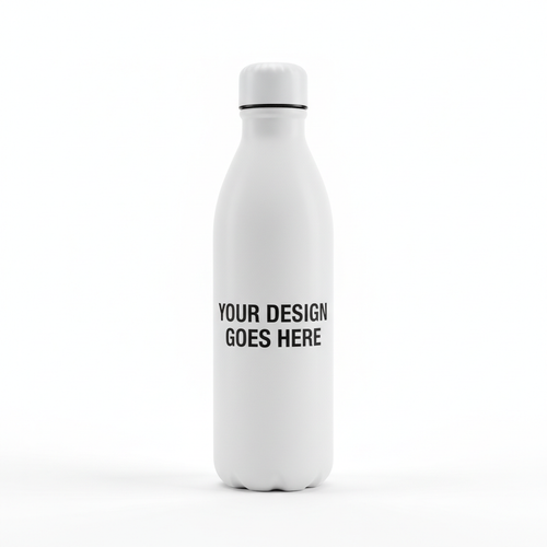 White Bottle with Your Design Goes Here